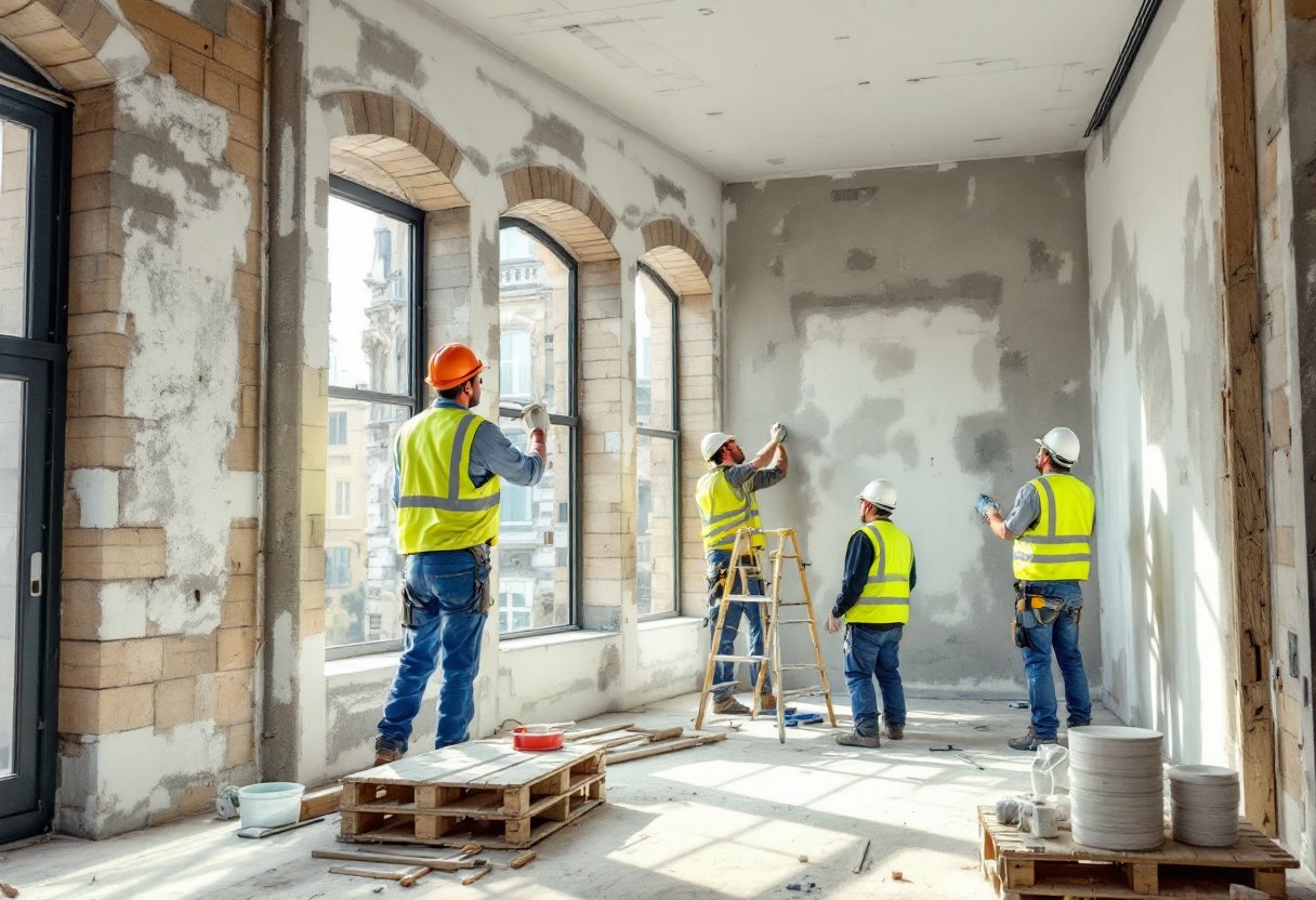 Rénovation d'un bureau et local commercial à Bruxelles-Ville : guide pratique pour propriétaires et investisseurs