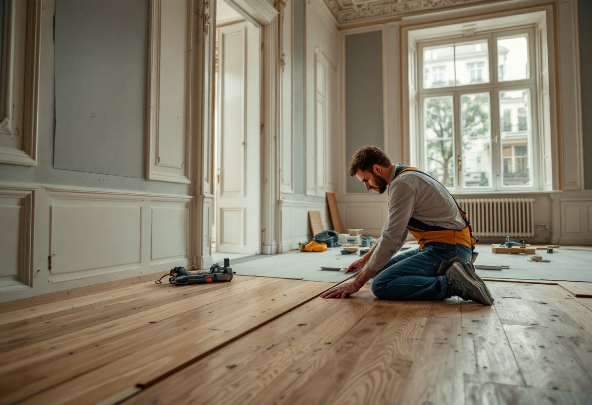 Pose de parquet dans un bien immobilier ancien à Bruxelles : guide expert pour valoriser et isoler vos sols en bois