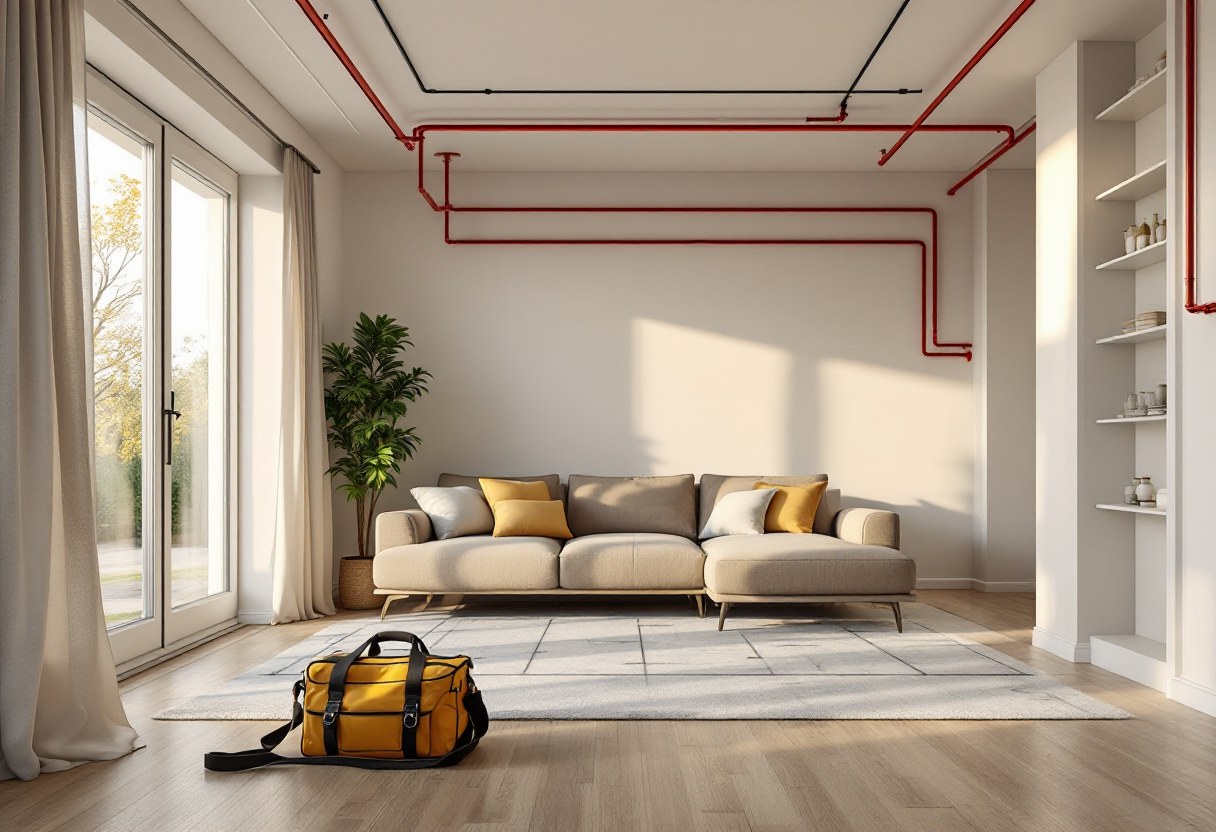 Installation électrique neuve dans une maison belge