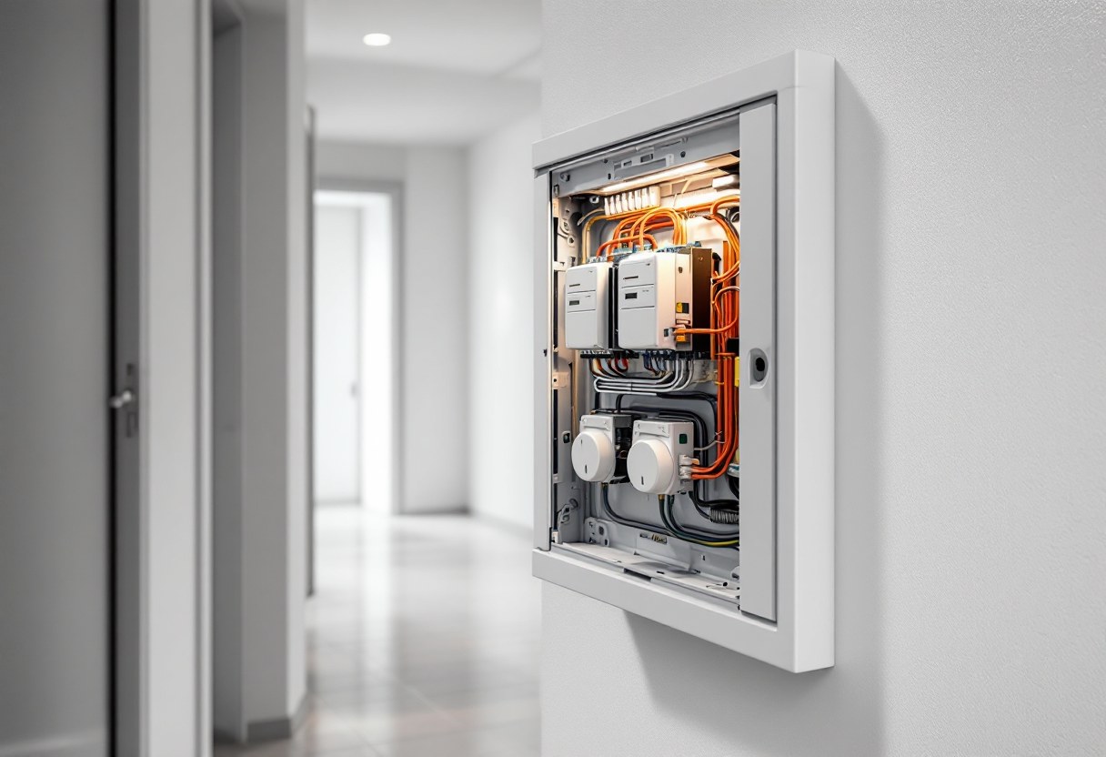 Tableau électrique conforme dans une habitation belge rénovée