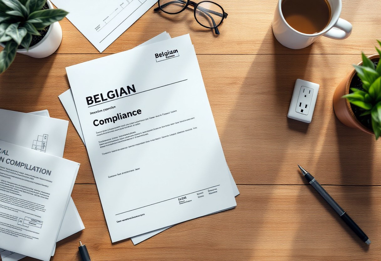 Remise du certificat de contrôle électrique après travaux en Belgique
