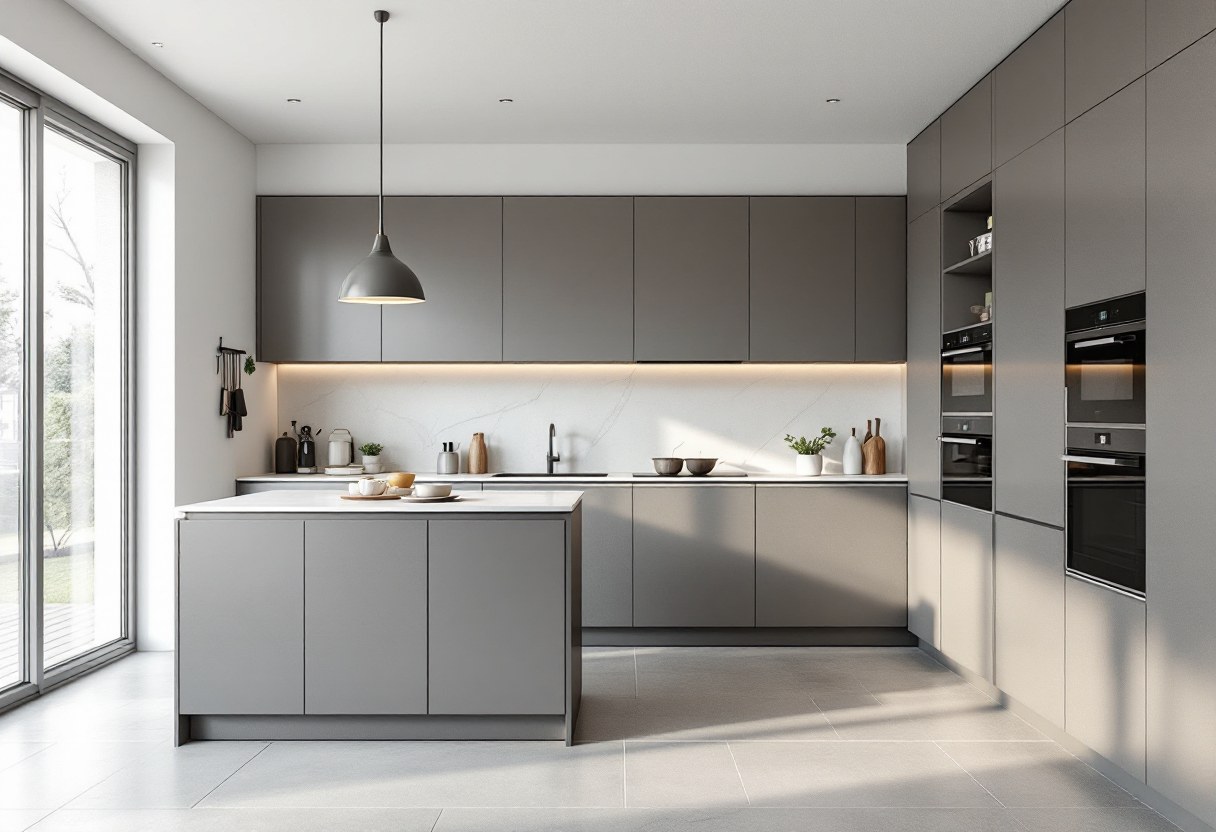 Cuisine et salle de bains entièrement rénovées dans un appartement belge